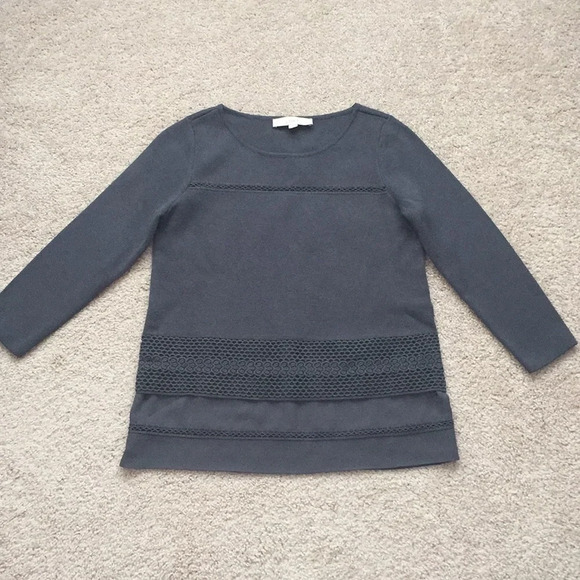 LOFT Sweaters - Loft gray sweater sz sm petite